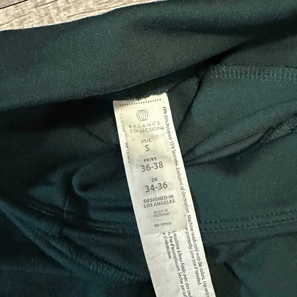 Legging Bundle Women Small Marika Green & 90 Degree Black Stripe Print Athletic - Picture 8 of 9